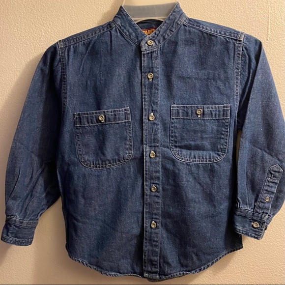 Faded Glory Boys Denim Jean Shirt/Jacket - Picture 1 of 6